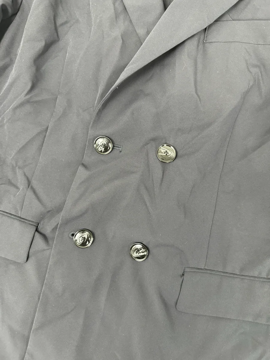 2010s Emporio Armani Multi Zip Windbreaker Navy Layered Hooded Jacket - Image 9
