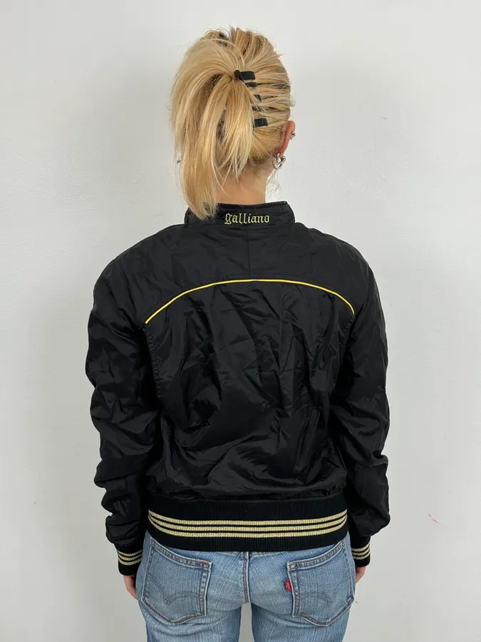 2010s Galliano Light Black Windbreaker Jacket - Image 3