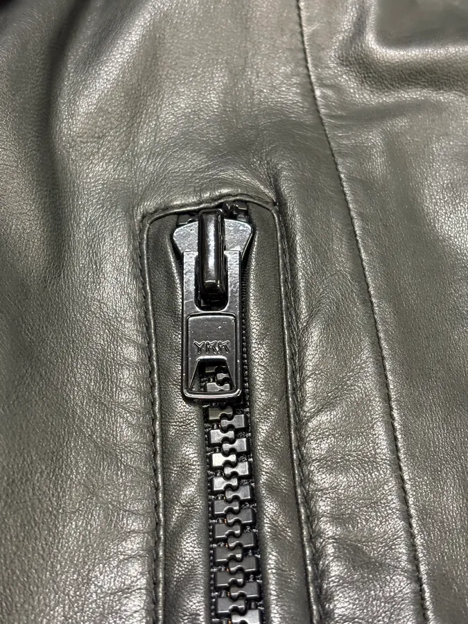 2010s Givenchy Black Eroded Leather Jacket by Riccardo Tisci - Image 9