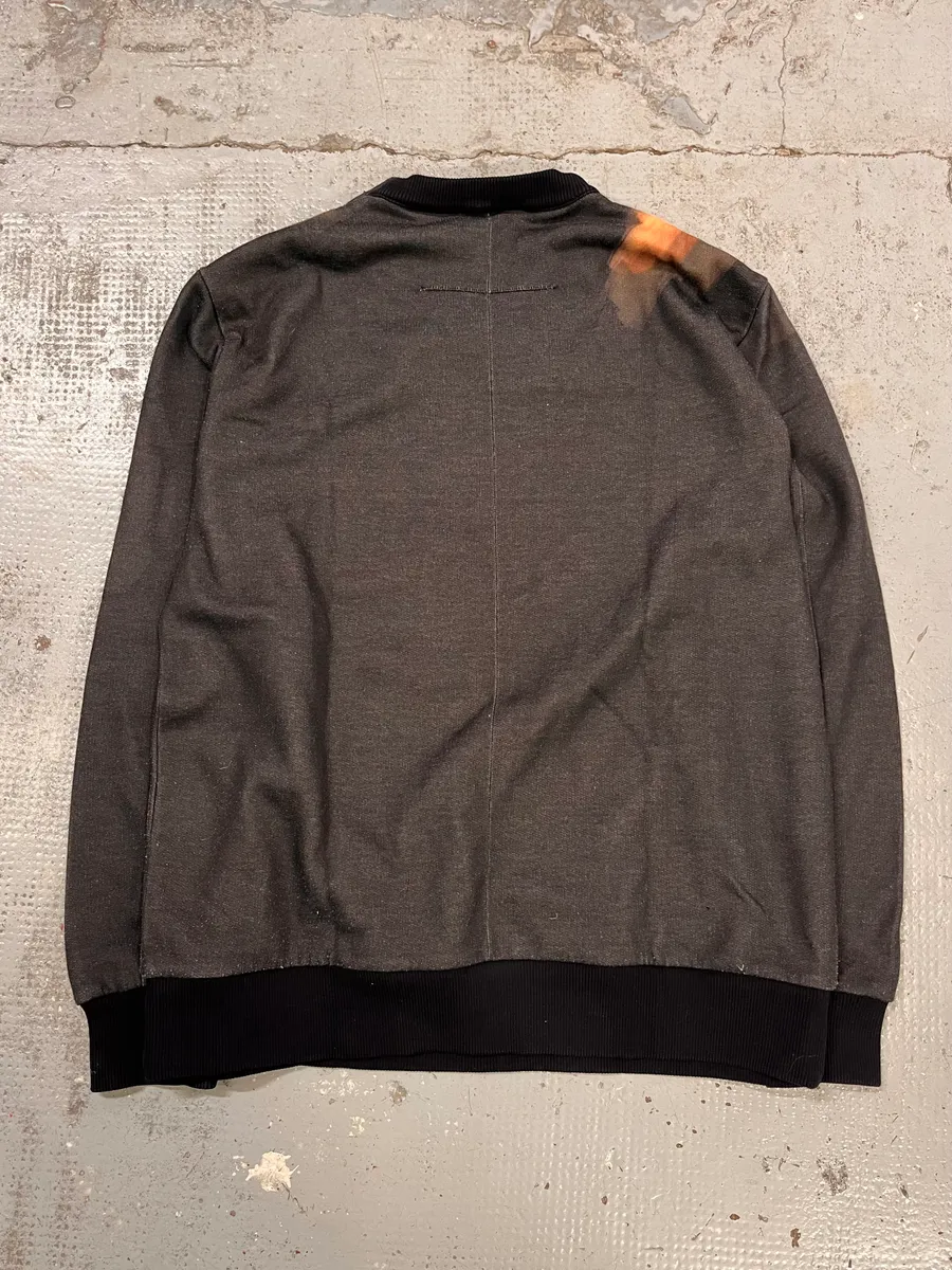 2010s Givenchy Doberman Paint Effect Black Sweater - Image 7