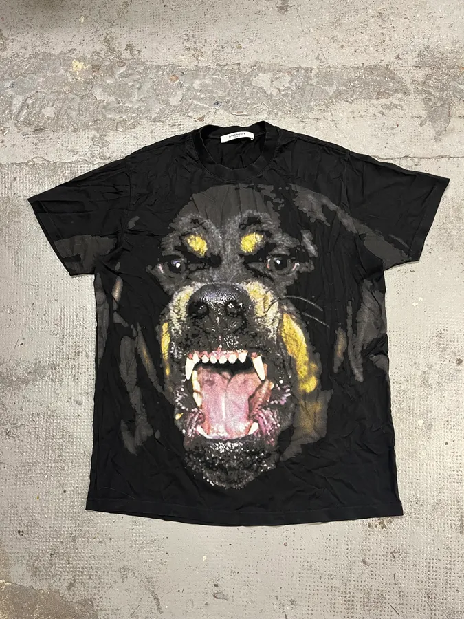 2010s Givenchy Rottweiler Black T-Shirt - Image 4
