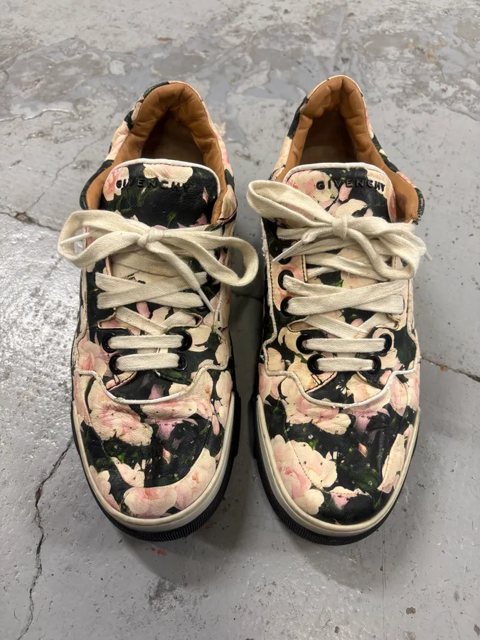 2010s Givenchy Tyson Floral Sneakers by Riccardo Tisci - Image 2