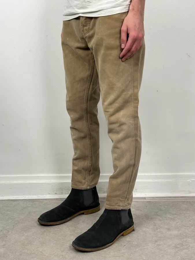 2010s Gucci Beige Skinny Pants - Image 2