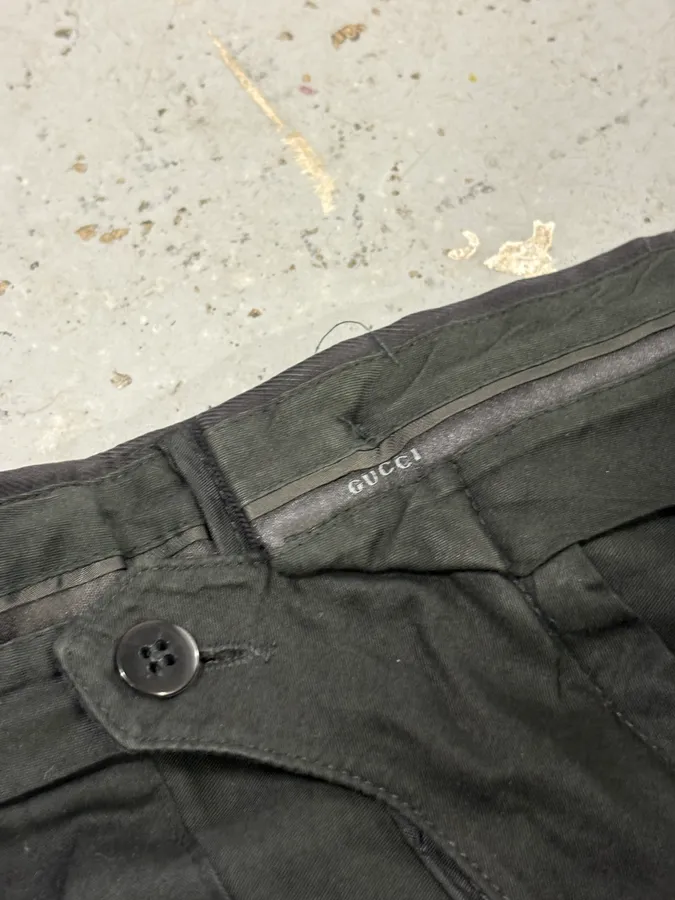 2010s Gucci Black Minimalist Pants - Image 12