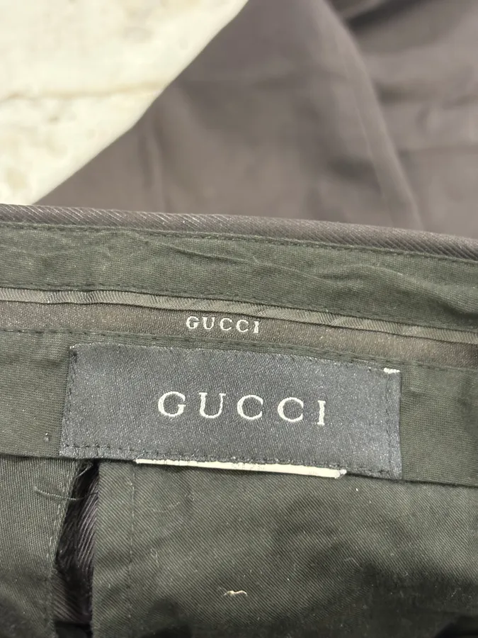 2010s Gucci Black Minimalist Pants - Image 9