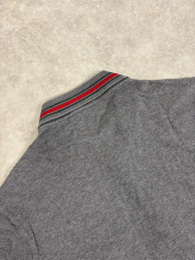 2010s Gucci Classy Signature Grey Polo - Image 7