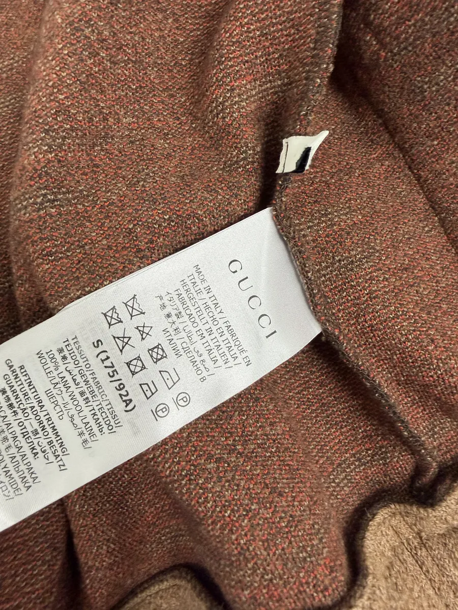 2010s Gucci Wool Red Checkered Jacket - Image 10