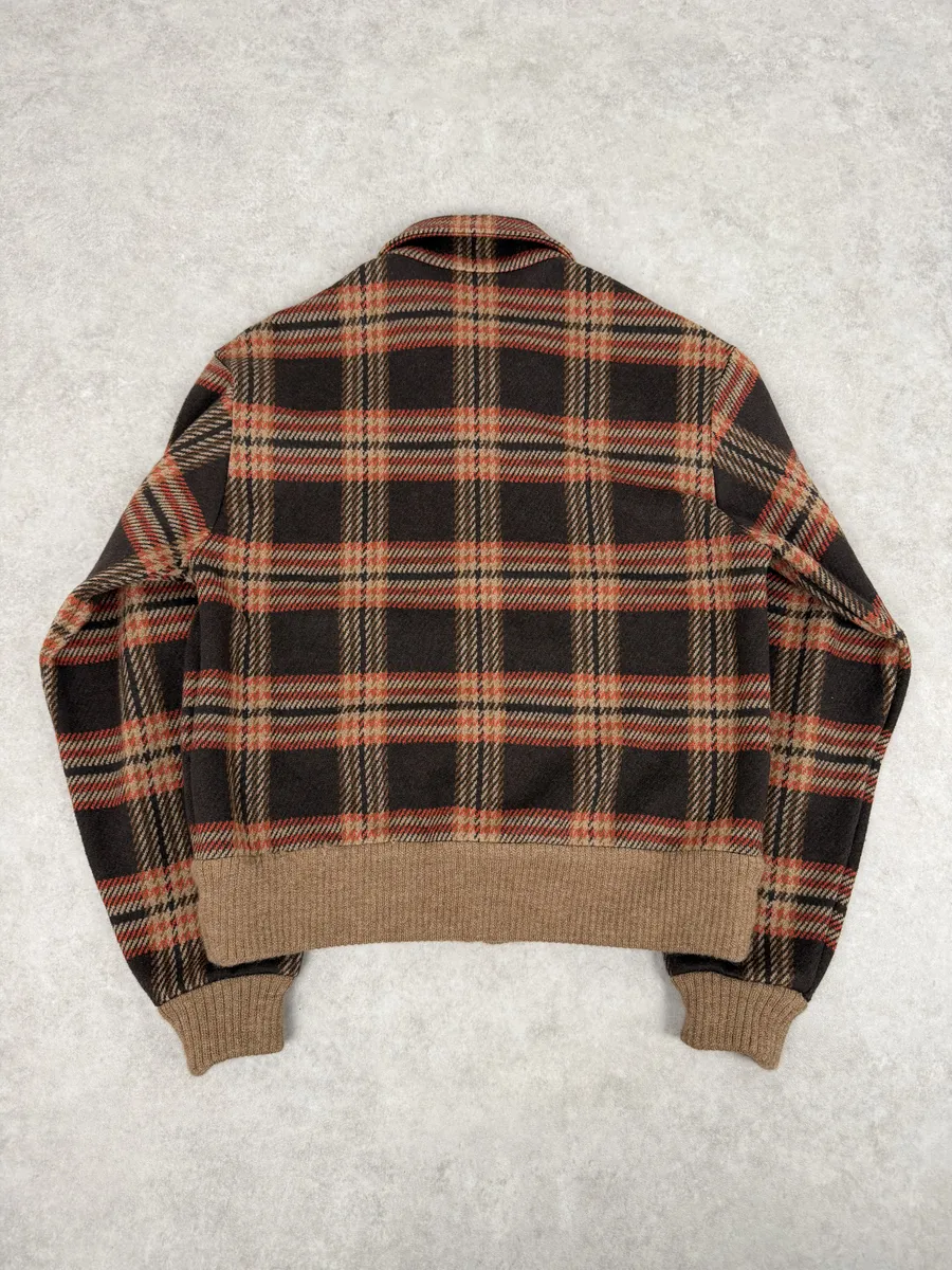 2010s Gucci Wool Red Checkered Jacket - Image 2