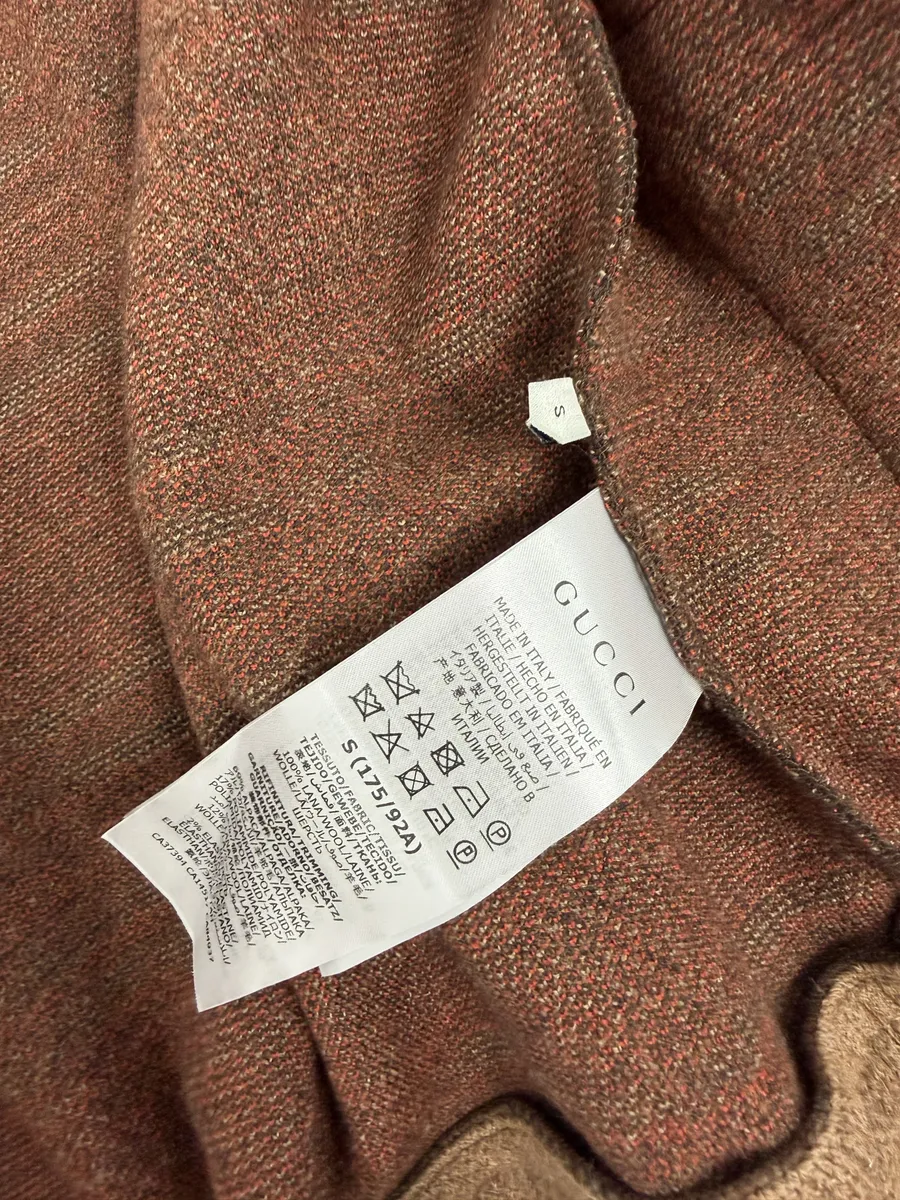 2010s Gucci Wool Red Checkered Jacket - Image 9