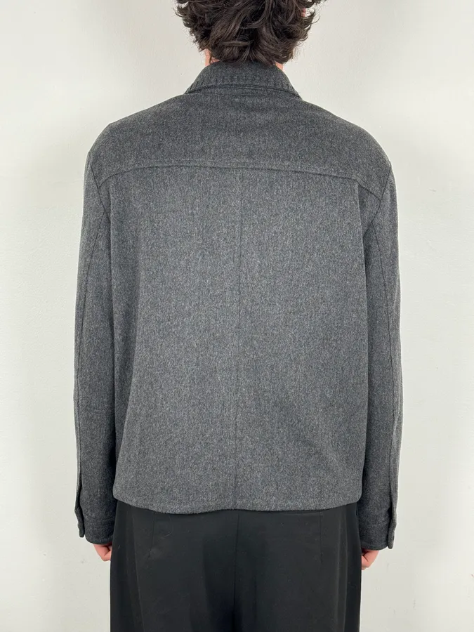 2010s John Galliano Grey Wool Classy Cargo Jacket - Image 3