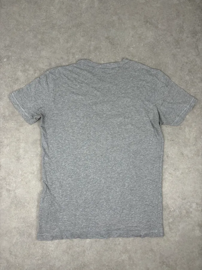 2010s Pierre Balmain Grey Destructured Circle Signature T-Shirt - Image 5