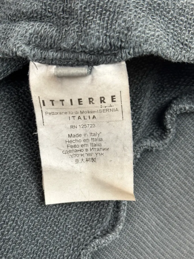 2010s Pierre Balmain Grey Distressed Zip-up Hoodie - Image 12