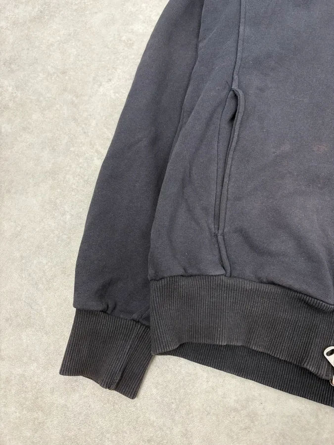2010s Pierre Balmain Navy Eagle Embroidered Zip-up Hoodie - Image 8