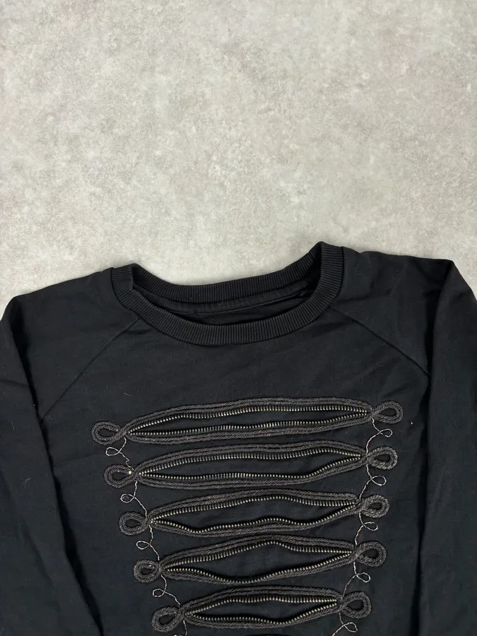 2010s Pierre Balmain Officer Cotton Sweater - Image 4