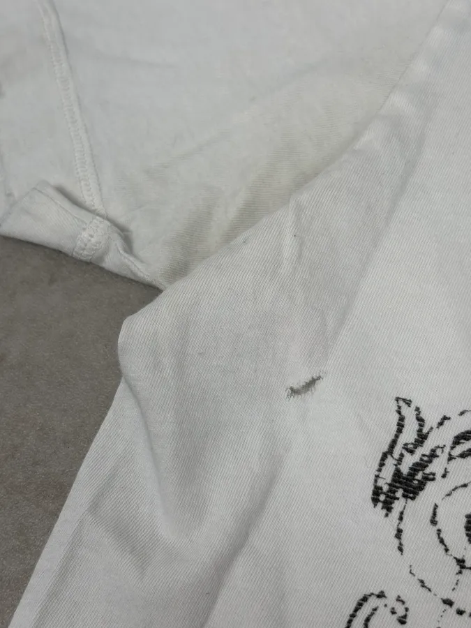 2010s Pierre Balmain White Signature Flag T-Shirt - Image 9