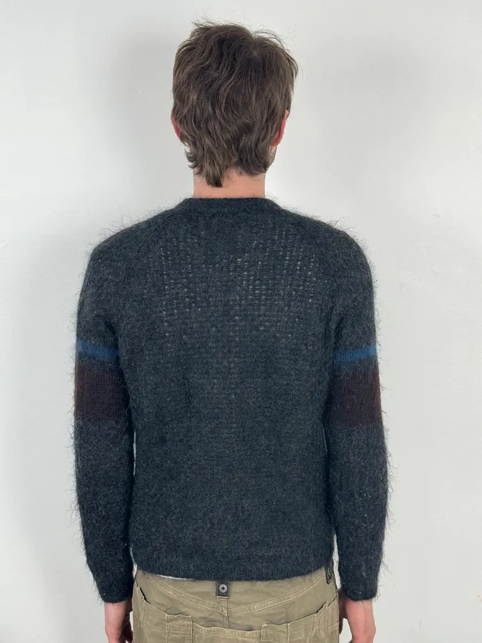 2010s Prada Grey Alpaca Cozy Sweater - Image 3