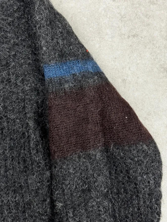 2010s Prada Grey Alpaca Cozy Sweater - Image 7