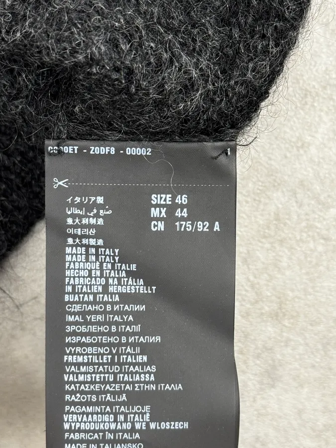 2010s Prada Grey Alpaca Cozy Sweater - Image 9