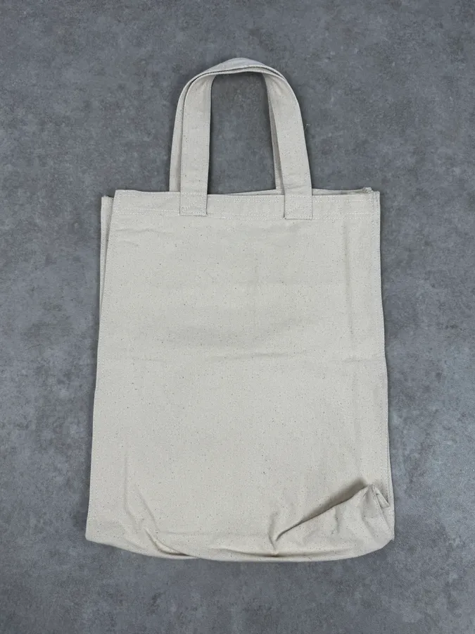 2010s Ralph Lauren Beige Distressed American Flag Tote Bag - Image 4