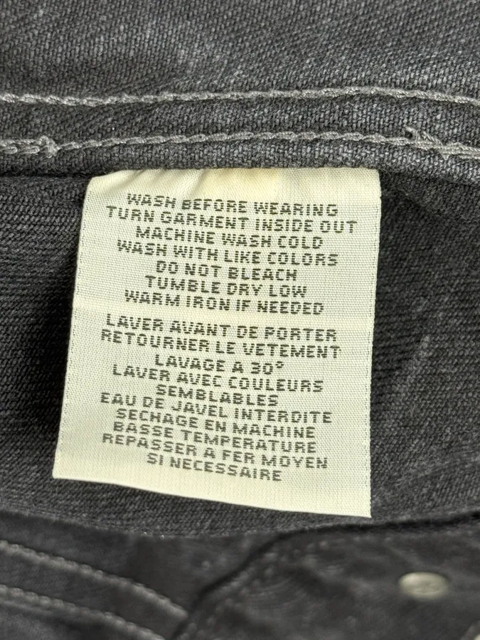2010s Ralph Lauren Black Distressed USA Flag Denim Jacket - Image 14