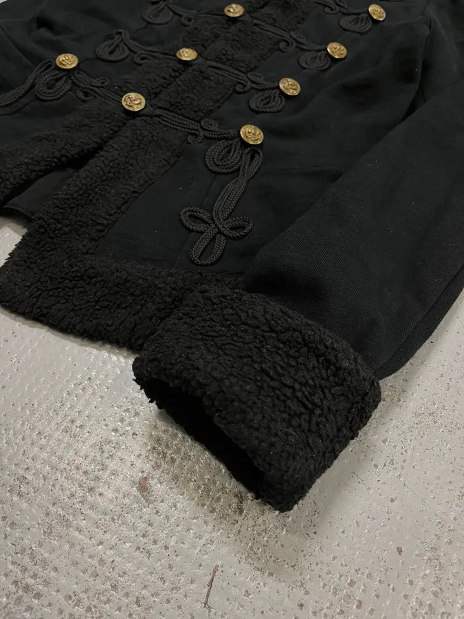 2010s Ralph Lauren Black Wool Officer Napoleon Jacket - Image 7