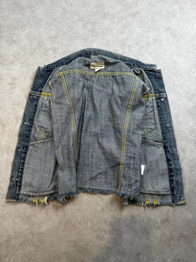 2010s Ralph Lauren Blue America Flag Denim Vest - Image 7