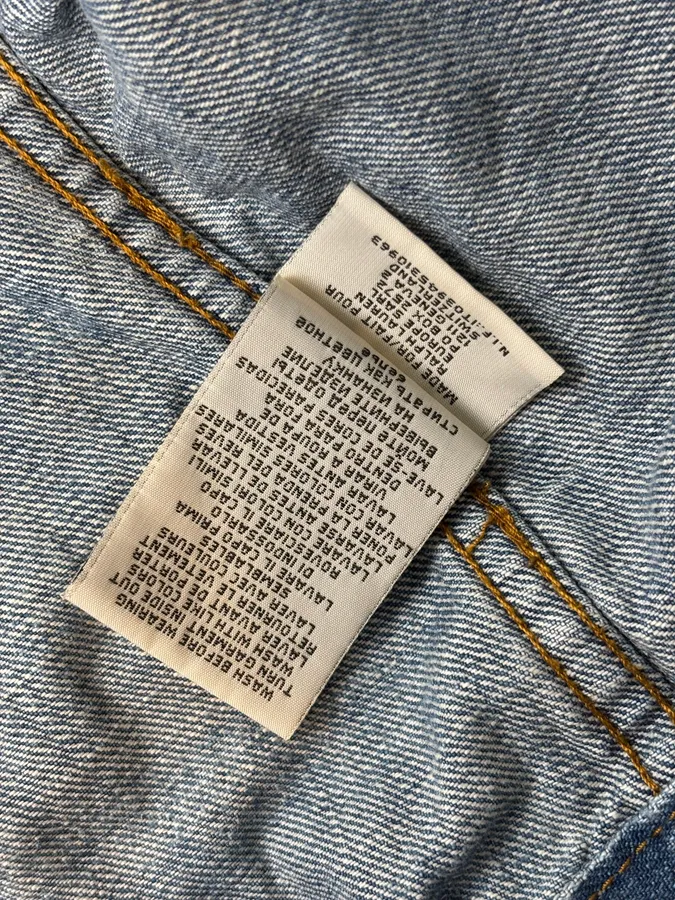 2010s Ralph Lauren Blue American Flag Denim Jacket - Image 11