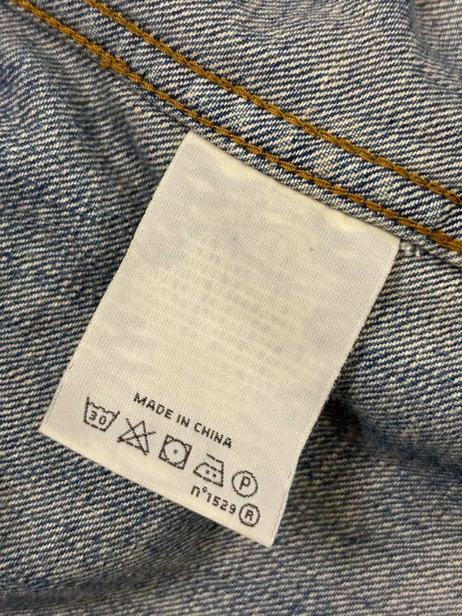 2010s Ralph Lauren Blue & Red Denim American Flag Denim Jacket - Image 12