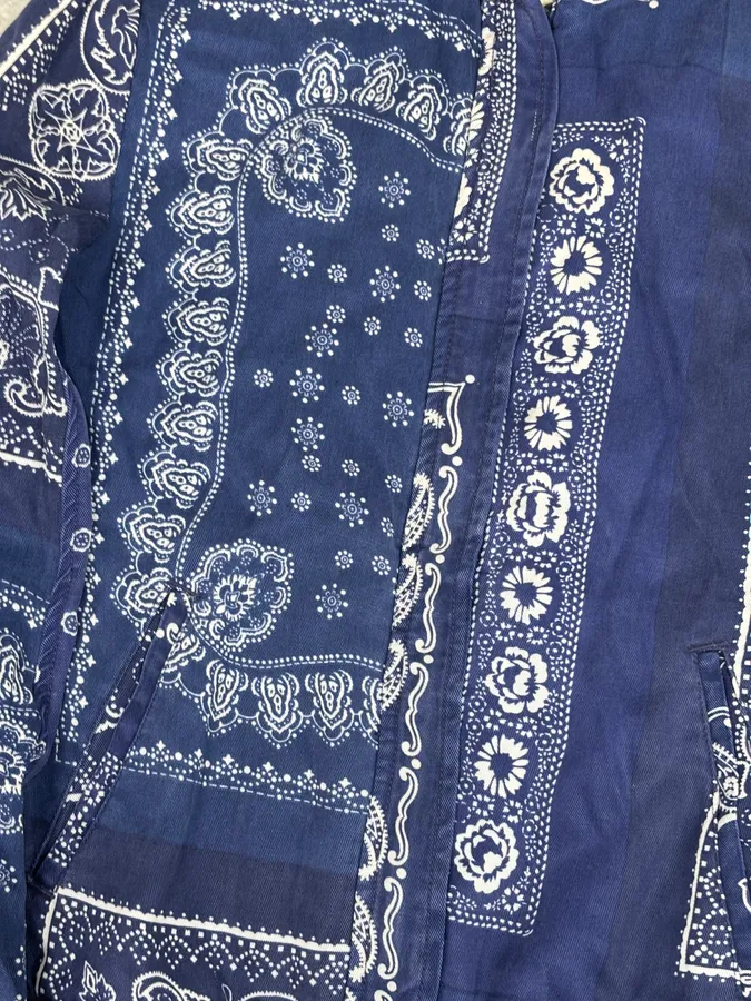 2010s Ralph Lauren Denim & Supply Bandana Patchwork Light Jacket - Image 9