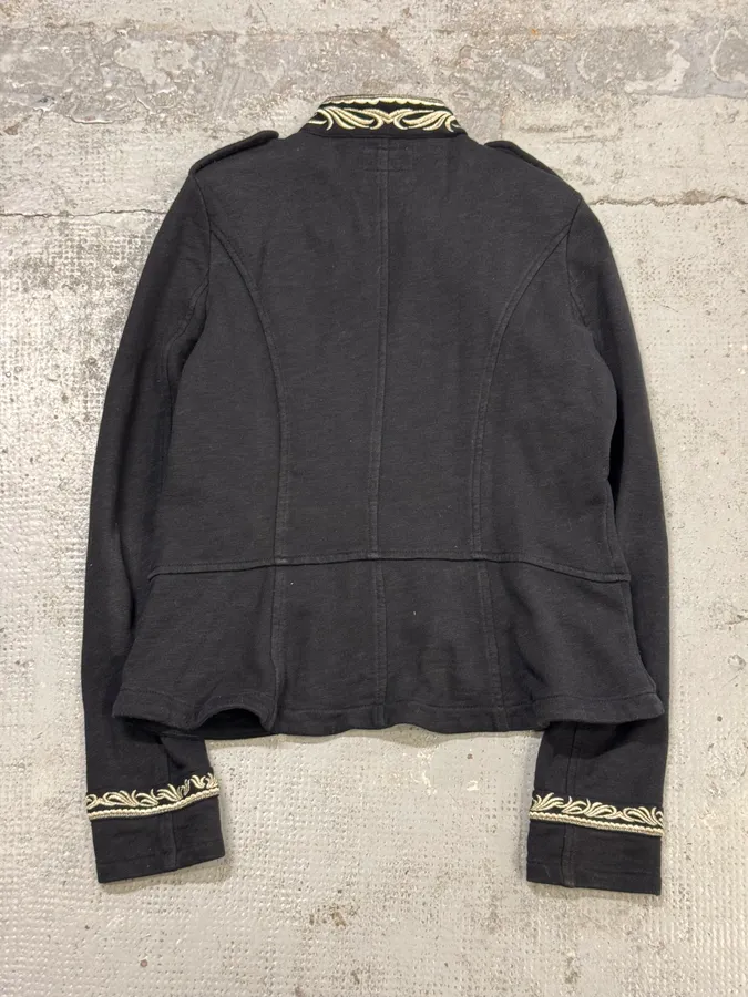 2010s Ralph Lauren Denim & Supply Officer Black Buttoned Jacket - Image 3