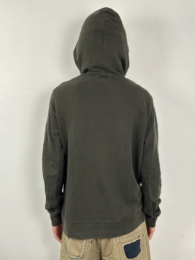 2010s Ralph Lauren Distressed Army USA Flag Hoodie - Image 2