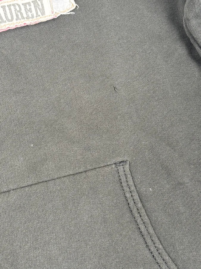 2010s Ralph Lauren Distressed Army USA Flag Hoodie - Image 8