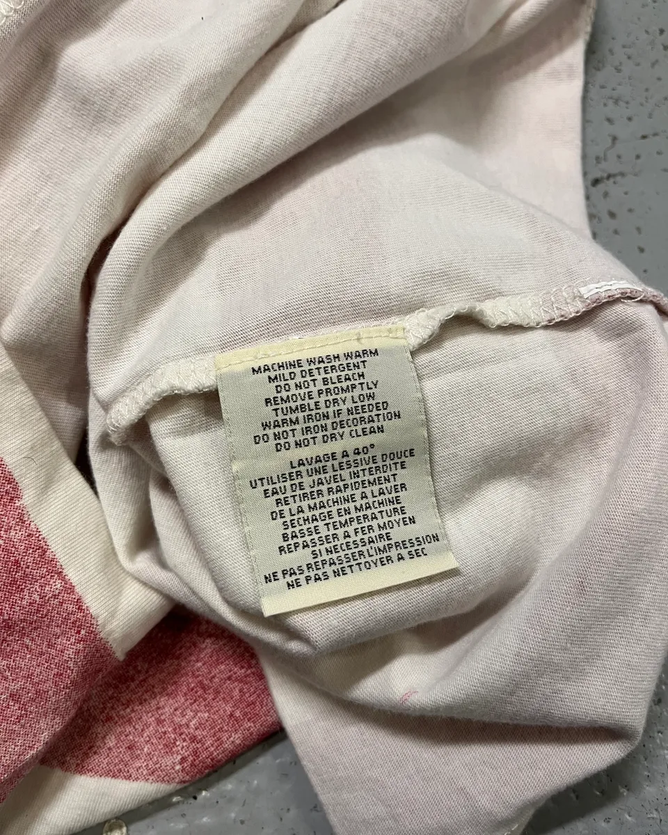 2010s Ralph Lauren Faded White USA Flag T-Shirt - Image 10