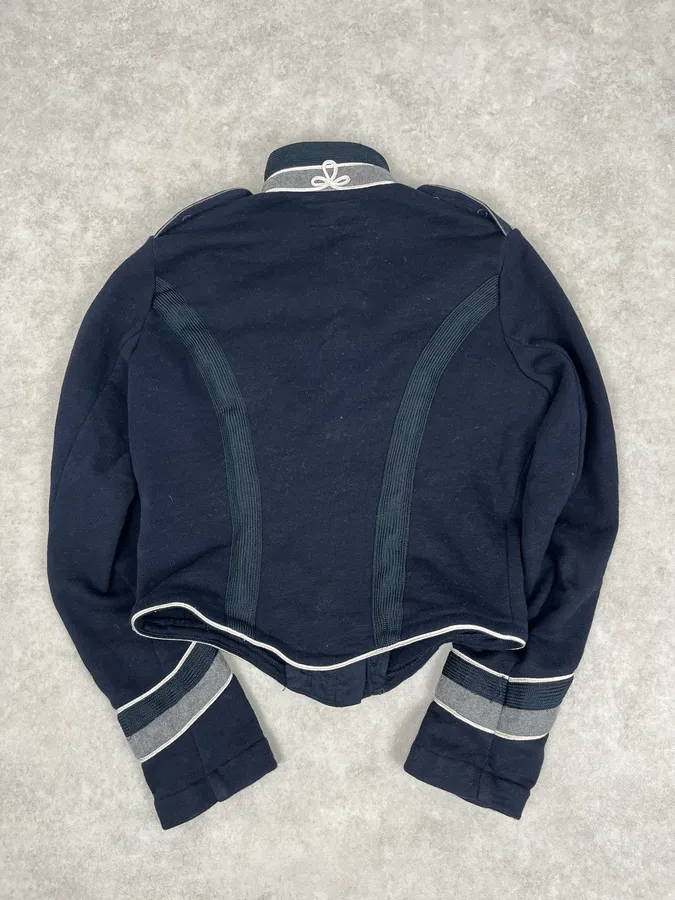 2010s Ralph Lauren Navy Embellished Buttoned Officer Jacket - Image 5