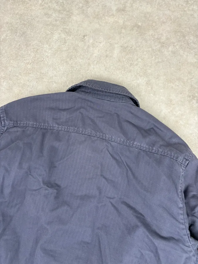2010s Ralph Lauren Navy Faded Cargo Bomber Jacket - Image 6