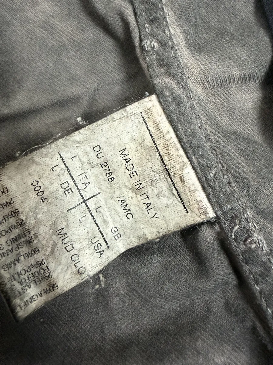2010s Rick Owens Grey Hybrid Brut Leather Jacket - Image 8