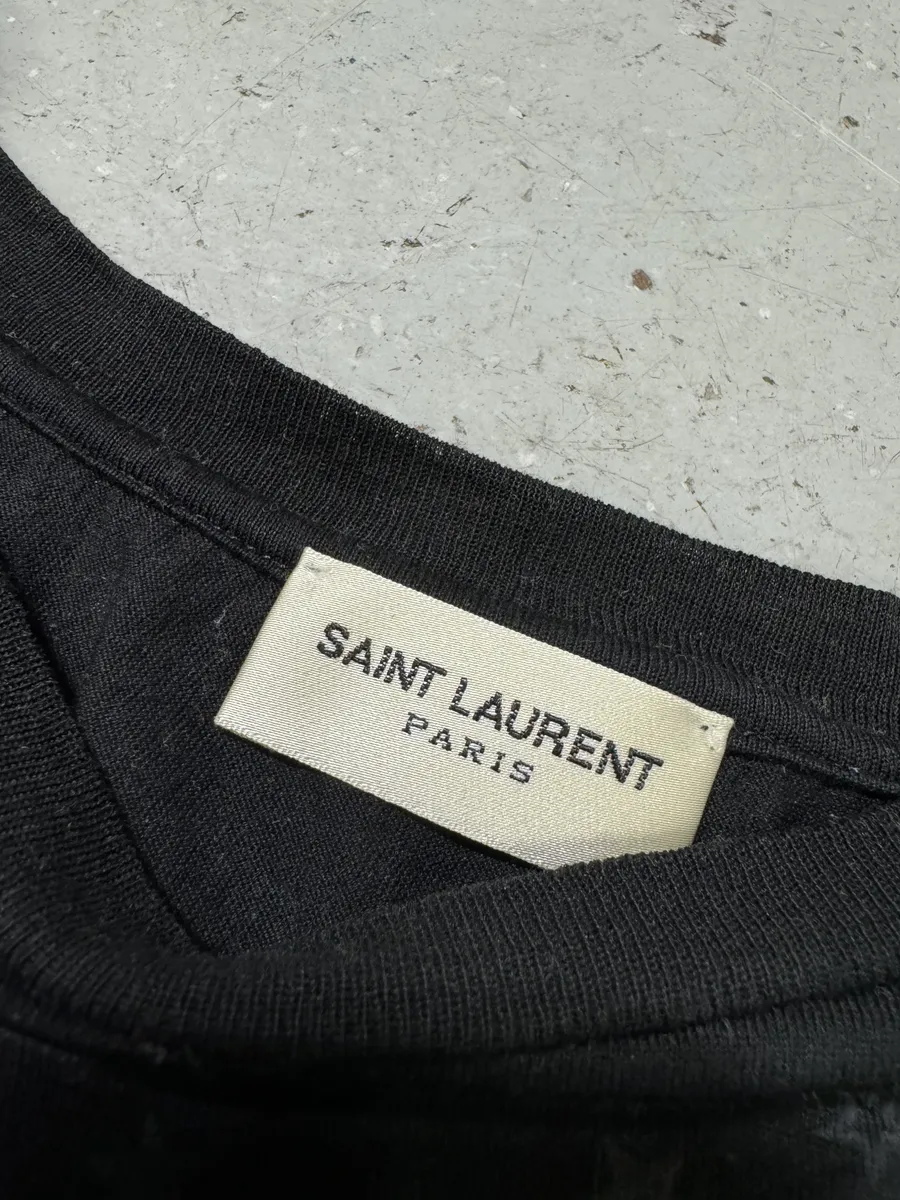 2010s Saint Laurent Black Stars Dreamer T-Shirt - Image 9