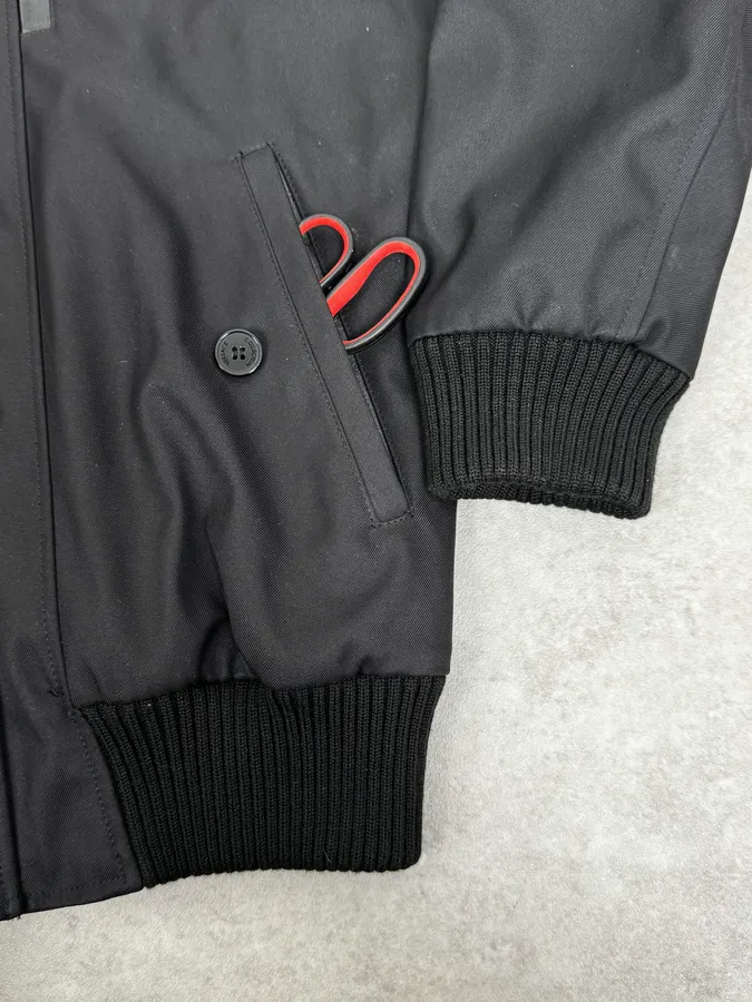 2010s Versace Black Minimalist Jacket - Image 8