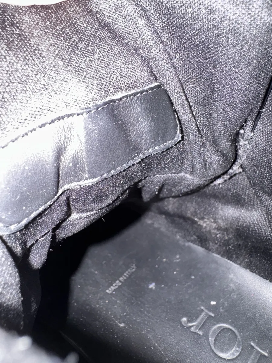 2012 Dior Satin Dark High Leather Shoes by Kris Van Assche - Image 8