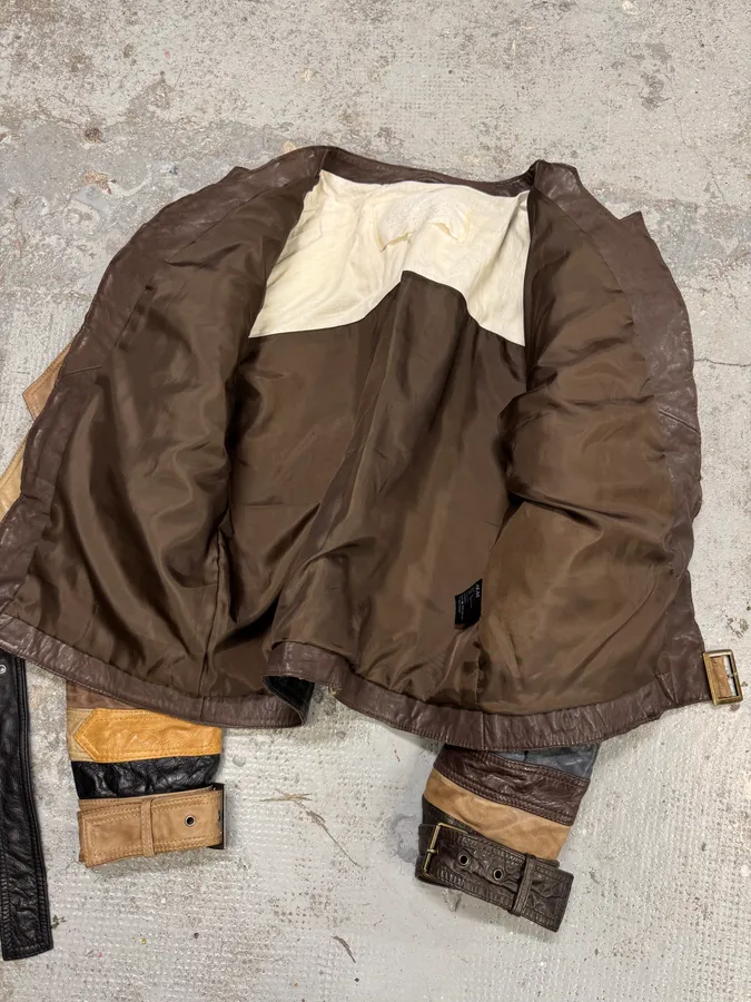 2012 Maison Margiela H&M Belt Leather Jacket - Image 12