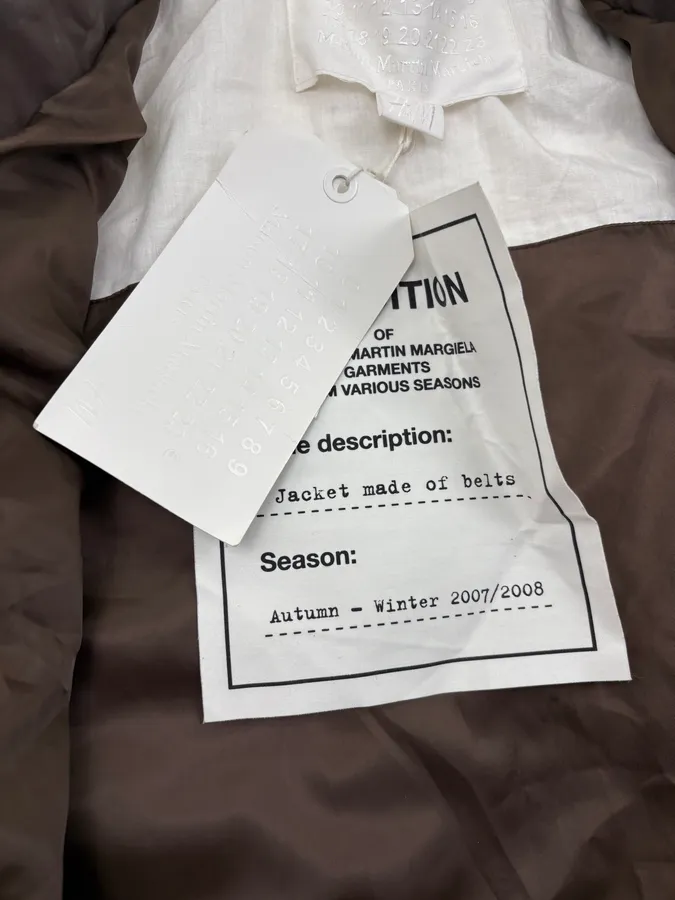 2012 Maison Margiela H&M Belt Leather Jacket - Image 12