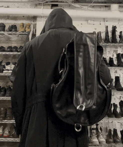 2012 Maison Margiela H&M Black Guitar Leather Bag - Image 3