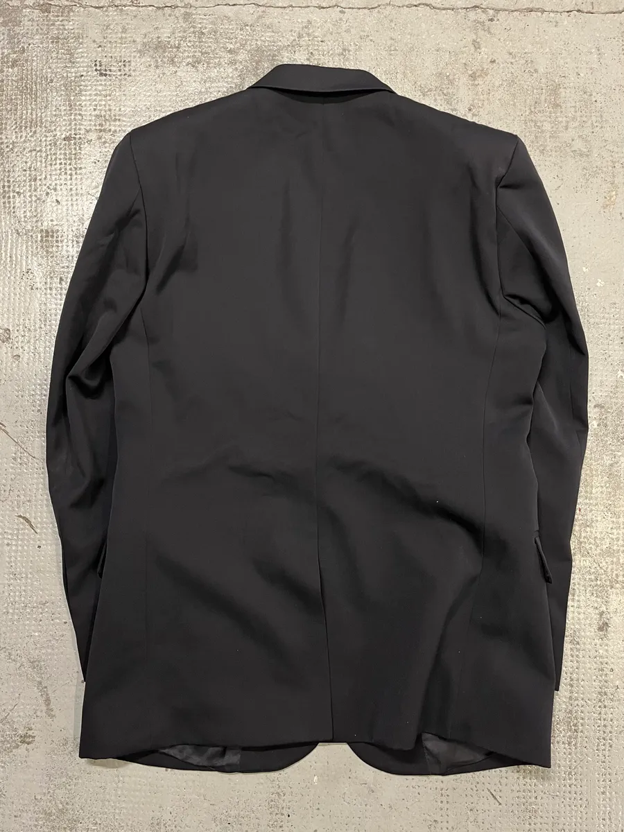2012 Maison Margiela H&M Black Modern Blazer Jacket - Image 7
