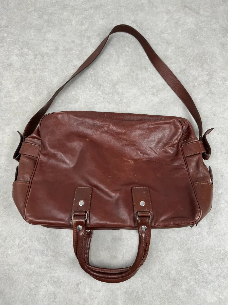 2012 Maison Margiela H&M Brown Shoulder Leather Bag - Image 2