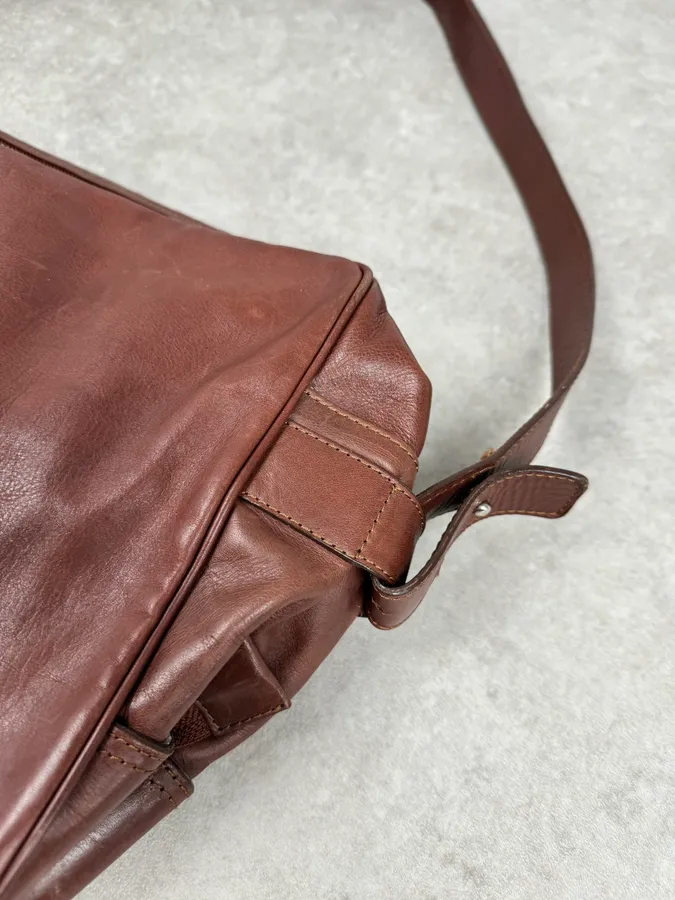 2012 Maison Margiela H&M Brown Shoulder Leather Bag - Image 5