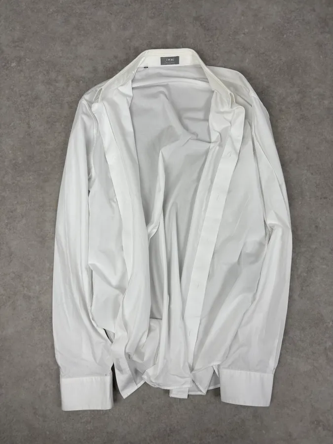 2012 Maison Margiela H&M Detachable Collar White Black Tie Shirt - Image 6