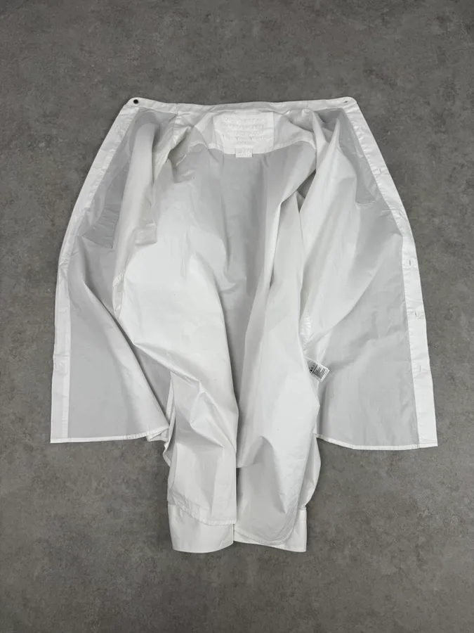2012 Maison Margiela H&M White Bow Tie Trompe L’Oeil Shirt - Image 7