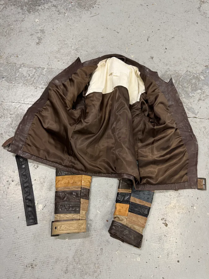 2012 Maison Martin Margiela x H&M Belt Leather Jacket - Image 10
