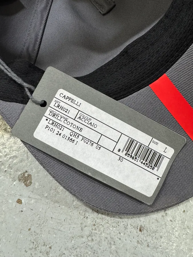 2024 Prada Luna Rossa Grey Racing Challenge Cap - Image 7