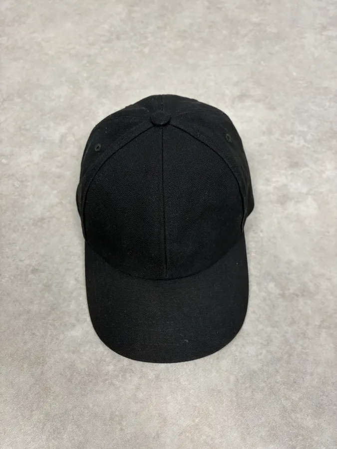 A.P.C. Black Minimalist Baseball Cap - Image 4